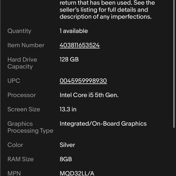 ‼️S🅾️LD‼️Barely Used, Like New MacBook Air - Picture 8 of 9